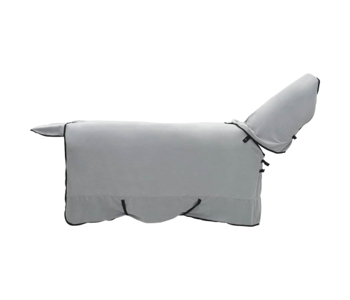 Zirgu Sega Pilnīgi Gaiši Pelēks Un Rozā Poliesters Vidaxl