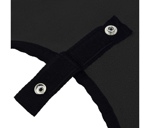 Zirgu Sega Melna Poliesters Vidaxl