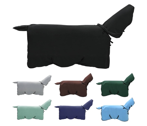 Zirgu Sega Melna Poliesters Vidaxl