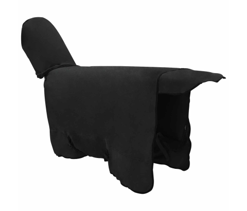 Zirgu Sega Melna Poliesters Vidaxl