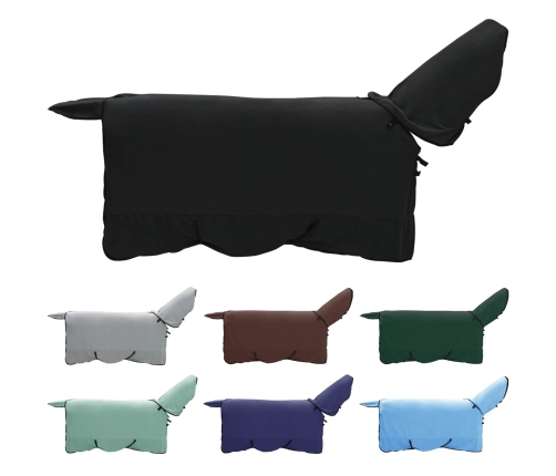 Zirgu Sega Melna Poliesters Vidaxl