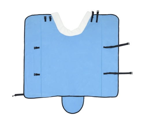 Zirgu Sega Pilns Akva 125 Cm Polāra Poliestera Vidaxl