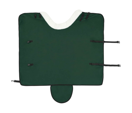 Zirgu Sega Pilnīgi Tumši Zaļa 85 Cm Polāra Poliestera Vidaxl