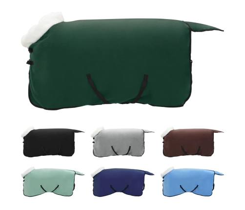 Zirgu Sega Pilnīgi Tumši Zaļa 95 Cm Polāra Poliestera Vidaxl