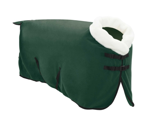 Zirgu Sega Pilnīgi Tumši Zaļa 115 Cm Polāra Poliestera Vidaxl