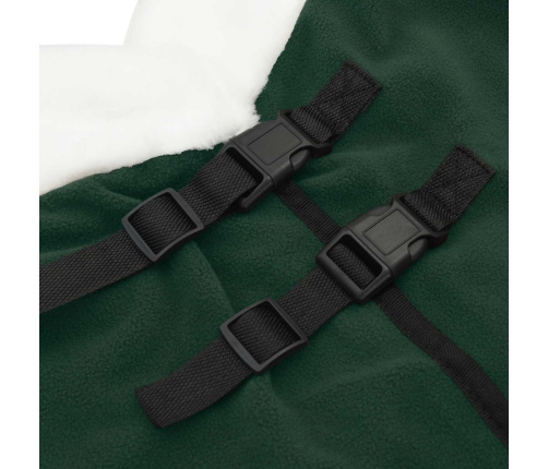 Zirgu Sega Pilnīgi Tumši Zaļa 165 Cm Polāra Poliestera Vidaxl