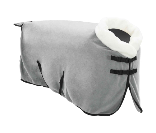 Zirgu Sega Pilns Gaismas Pelēks 75 Cm Polāra Poliestera Vidaxl