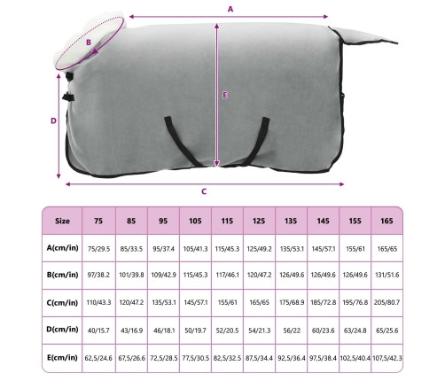 Zirgu Sega Pilnīgi Tumši Zaļa 85 Cm Polāra Poliestera Vidaxl