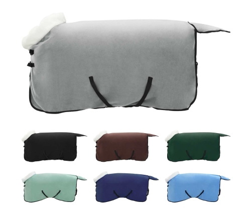 Zirgu Sega Pilnīgi Tumši Zaļa 95 Cm Polāra Poliestera Vidaxl