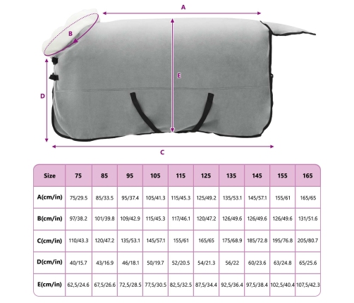Zirgu Sega Pilnīgi Tumši Zaļa 125 Cm Polāra Poliestera Vidaxl