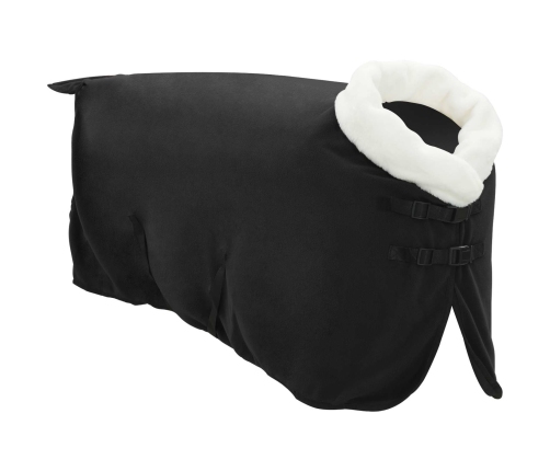 Zirgu Sega Melna 95 Cm Polāra Poliestera Vidaxl