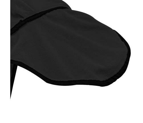 Zirgu Sega Melna 125 Cm Polāra Poliestera Vidaxl