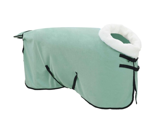 Zirgu Sega Pilnīgi Tumši Zaļa 95 Cm Polāra Poliestera Vidaxl