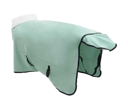 Zirgu Sega Pilnīgi Tumši Zaļa 125 Cm Polāra Poliestera Vidaxl