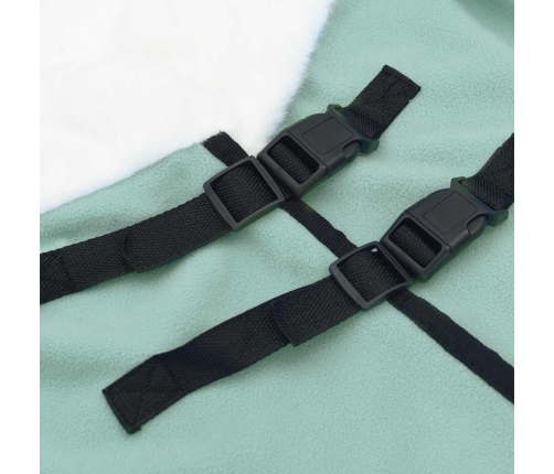 Zirgu Sega Pilnīgi Tumši Zaļa 145 Cm Polāra Poliestera Vidaxl