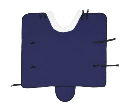 Zirgu Sega Tums Zils 105 Cm Polāra Poliestera Vidaxl