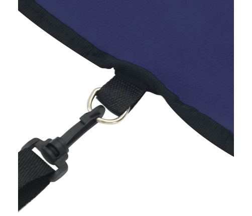 Zirgu Sega Tums Zils 115 Cm Polāra Poliestera Vidaxl