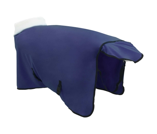 Zirgu Sega Tums Zils 115 Cm Polāra Poliestera Vidaxl