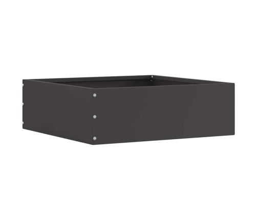 Zāliena Apmale 6 Pcs Melna 40 X 40 X 13 Cm Tērauds Vidaxl