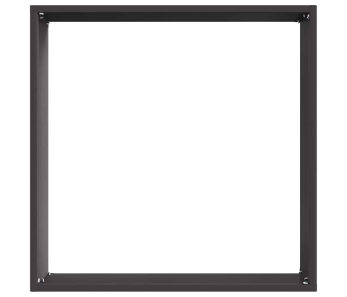 Zāliena Apmale 6 Pcs Melna 40 X 40 X 13 Cm Tērauds Vidaxl