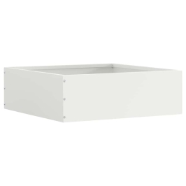 Zāliena Apmale Balts 40 X 40 X 13 Cm Tērauds Vidaxl