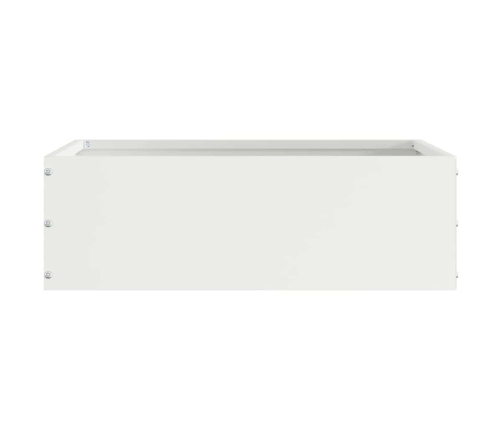 Zāliena Apmale 6 Pcs Balts 40 X 40 X 13 Cm Tērauds Vidaxl