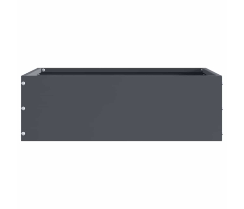 Zāliena Apmale 6 Pcs Antracīts 40 X 40 X 13 Cm Tērauds Vidaxl