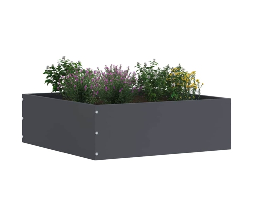 Zāliena Apmale 6 Pcs Antracīts 40 X 40 X 13 Cm Tērauds Vidaxl