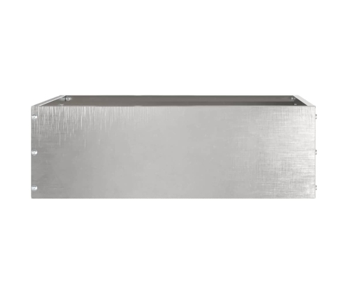 Zāliena Apmale 6 Pcs Sudraba 40 X 40 X 13 Cm Nerūsējošs Tērauds Vidaxl