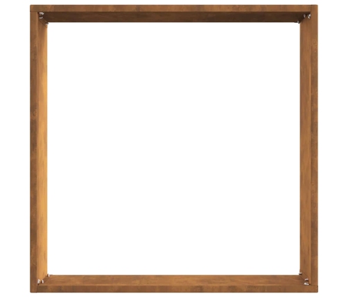 Zāliena Apmale Rūsa 40 X 40 X 13 Cm Novecināts Tērauds Vidaxl