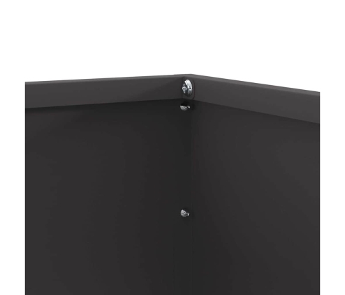 Zāliena Apmale Melna 50 X 50 X 13 Cm Tērauds Vidaxl