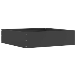 Zāliena Apmale Melna 50 X 50 X 13 Cm Tērauds Vidaxl