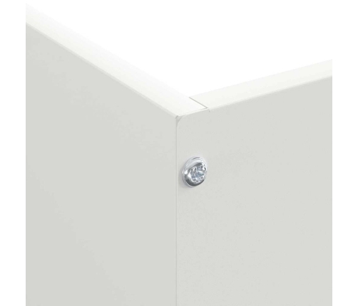 Zāliena Apmale Balts 50 X 50 X 13 Cm Tērauds Vidaxl