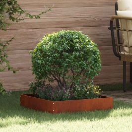 Zāliena Apmale Rūsa 50 X 50 X 13 Cm Novecināts Tērauds Vidaxl