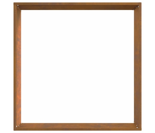 Zāliena Apmale Rūsa 50 X 50 X 13 Cm Novecināts Tērauds Vidaxl