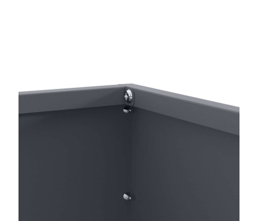 Zāliena Apmale 6 Pcs Antracīts 60 X 60 X 13 Cm Tērauds Vidaxl