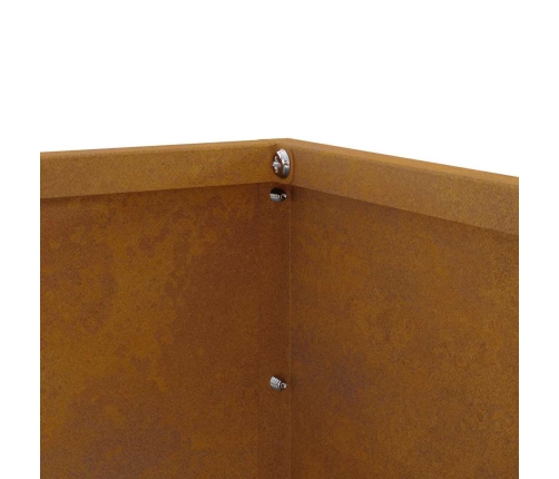 Zāliena Apmale Rūsa 60 X 60 X 13 Cm Novecināts Tērauds Vidaxl