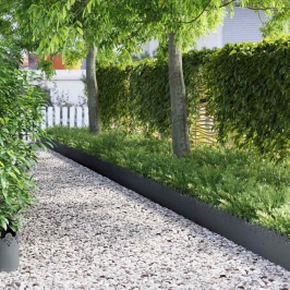 Zāliena Apmales 30 Pcs Antracīts 103 X 0,05 X 22 Cm Tērauds Vidaxl