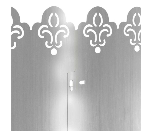 Zāliena Apmales 30 Pcs Sudraba 103 X 0,05 X 22 Cm Vidaxl