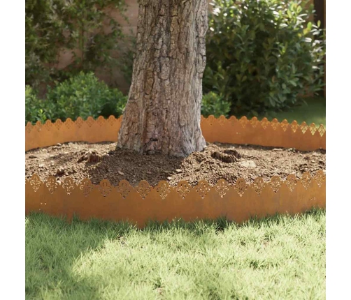 Zāliena Apmales 10 Pcs Rūsa 103 X 0,05 X 22 Cm Vidaxl