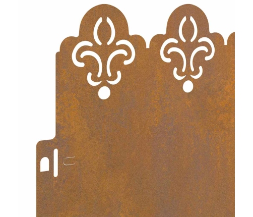 Zāliena Apmales 20 Pcs Rūsa 103 X 0,05 X 22 Cm Vidaxl