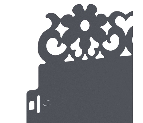 Zāliena Apmales 20 Pcs Antracīts 103 X 0,05 X 22 Cm Tērauds Vidaxl