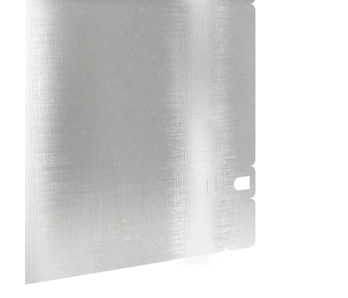 Zāliena Apmales 10 Pcs Sudraba 103 X 0,05 X 22 Cm Vidaxl