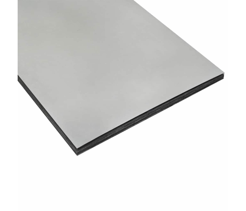 Zāliena Apmales 10 Pcs Sudraba 103 X 0,05 X 22 Cm Vidaxl