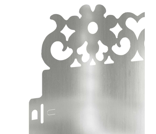 Zāliena Apmales 20 Pcs Sudraba 103 X 0,05 X 22 Cm Vidaxl