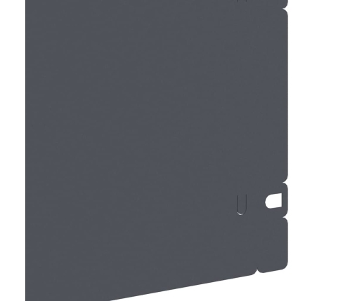 Zāliena Apmales 30 Pcs Antracīts 103 X 0,05 X 22 Cm Tērauds Vidaxl