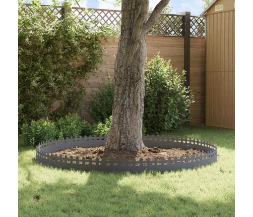 Zāliena Apmales 30 Pcs Antracīts 103 X 0,05 X 22 Cm Tērauds Vidaxl