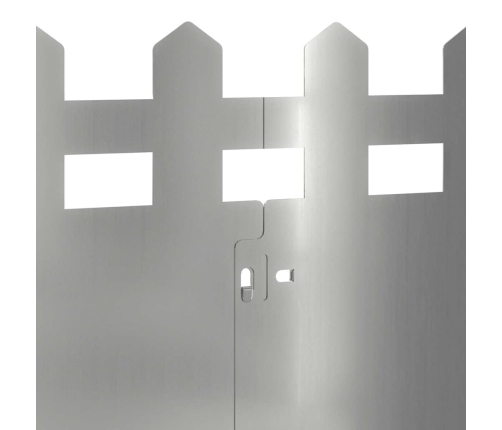 Zāliena Apmales 20 Pcs Sudraba 103 X 0,05 X 22 Cm Vidaxl