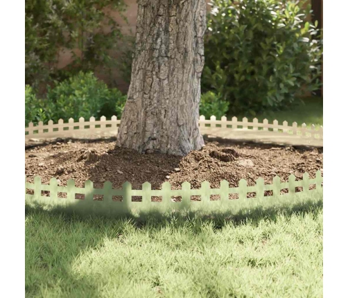 Zāliena Apmales 20 Pcs Sudraba 103 X 0,05 X 22 Cm Vidaxl