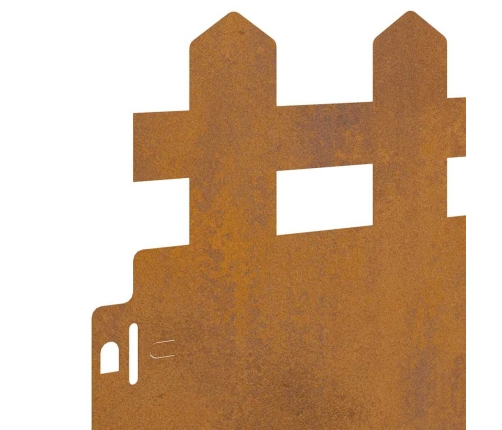 Zāliena Apmales 10 Pcs Rūsa 103 X 0,05 X 22 Cm Vidaxl